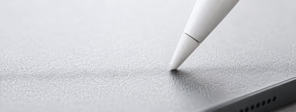 類紙膜會磨 Apple Pencil 筆尖嗎？Apple Pencil 筆尖接觸類紙膜表面的書寫情境