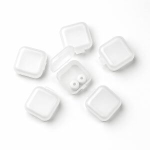 PingGO Apple Pencil 筆尖收納盒 迷你透明 PP 小方盒