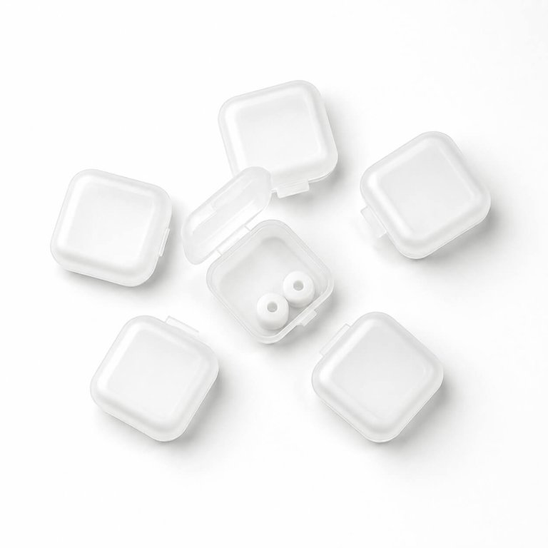 PingGO Apple Pencil 筆尖收納盒 迷你透明 PP 小方盒