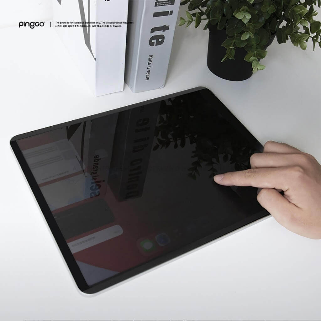 PingGO iPad 防窺磁吸保護貼｜拆卸式・側邊防窺・霧面防眩光