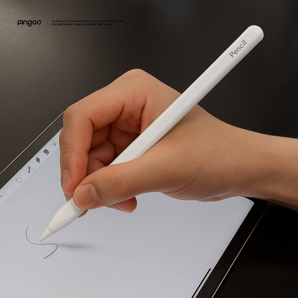 PingGO Apple Pencil 筆身保護貼｜2 枚入／Pro／第 2 代