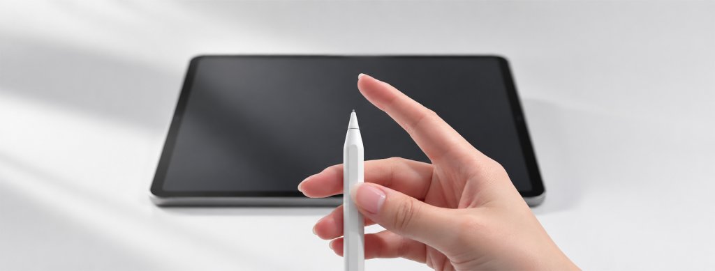 雙手示範拆卸與安裝 Apple Pencil 筆尖