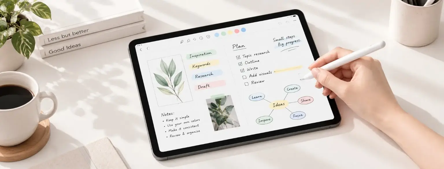 使用 Apple Pencil 在 iPad 寫筆記，排查發熱與耗電問題